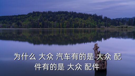 为什么 大众 汽车有的是 大众 配件有的是 大众 配件