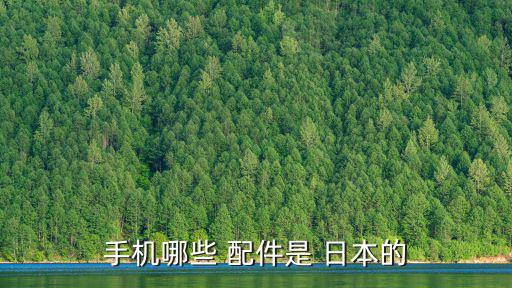 手机哪些 配件是 日本的