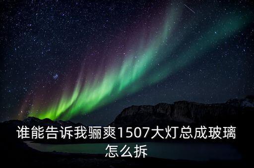 骊威大灯总成怎么拆掉，骊威前大灯灯泡自己怎么更换