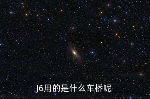 390j6后桥装的是什么桥，解放J6有几种车桥