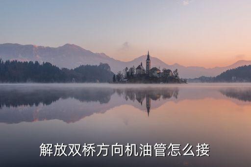 双桥方向机怎么工作，解放双桥方向机油管怎么接