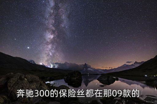 奔驰300的保险丝都在那09款的
