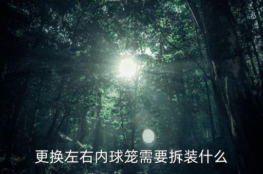 更换左右内球笼需要拆装什么