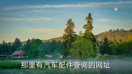 那里有汽车配件查询的网址