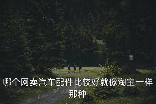 汽车配件去哪个网站卖，那个网站可以卖汽车配件