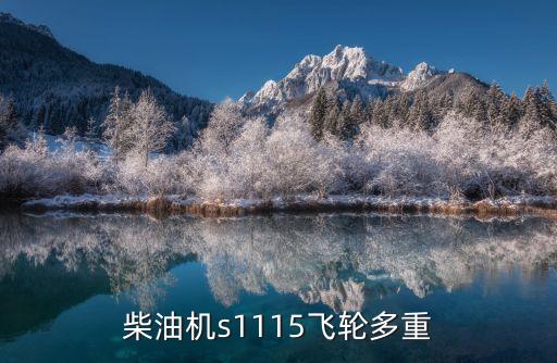 柴油机s1115飞轮多重