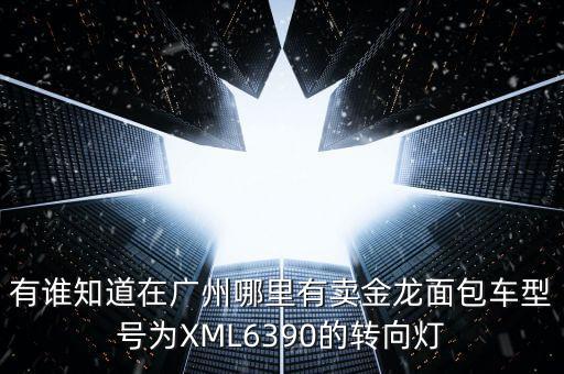 有谁知道在广州哪里有卖金龙面包车型号为XML6390的转向灯