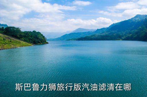 斯巴鲁力狮旅行版汽油滤清在哪