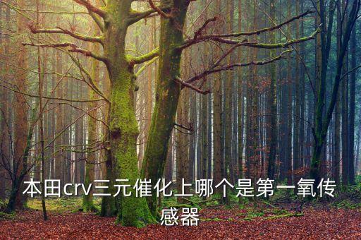 本田crv三元催化上哪个是第一氧传感器