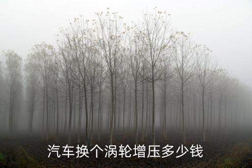 换一个涡轮增压多少钱，给汽车安个涡轮增压大概多少钱