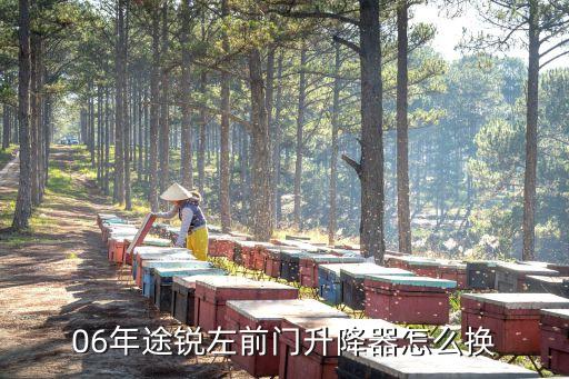 06年途锐左前门升降器怎么换