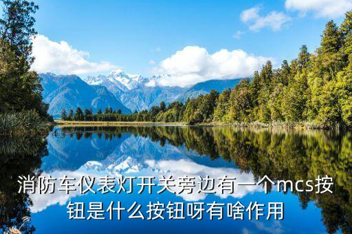 消防车仪表灯开关旁边有一个mcs按钮是什么按钮呀有啥作用