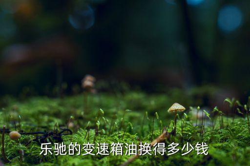 乐驰变速箱油多少钱，乐驰的变速箱油换得多少钱