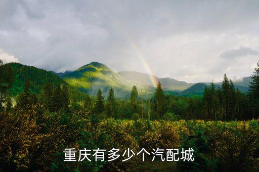重庆有多少个汽配城