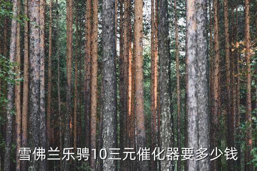 雪佛兰乐骋10三元催化器要多少钱
