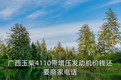 广西玉柴4110带增压发动机价钱还要商家电话