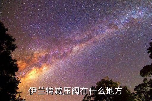 伊兰特减压阀在什么地方