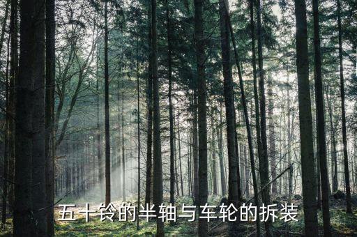 五十铃的半轴与车轮的拆装