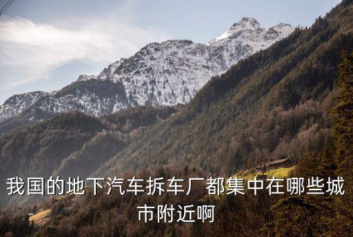 长春拆车厂在哪里，我国的地下汽车拆车厂都集中在哪些城市附近啊