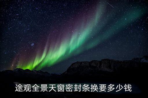途观全景天窗密封条换要多少钱