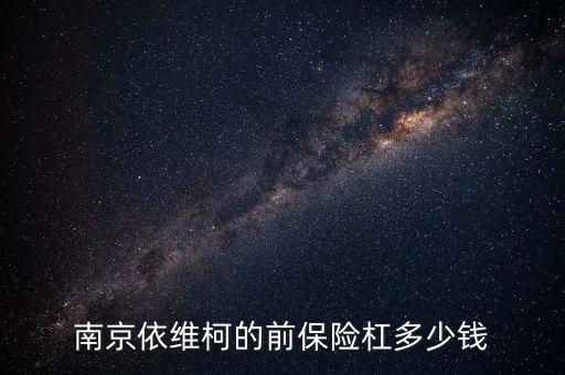 南京依维柯的前保险杠多少钱