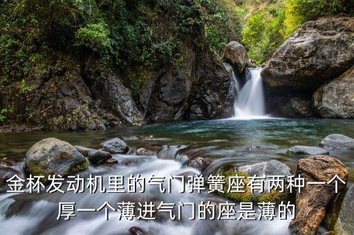 金杯发动机里的气门弹簧座有两种一个厚一个薄进气门的座是薄的
