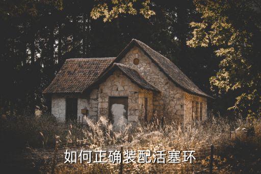 如何正确装配活塞环