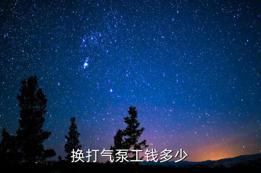 换打气泵工钱多少