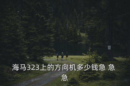 海马323上的方向机多少钱急 急 急