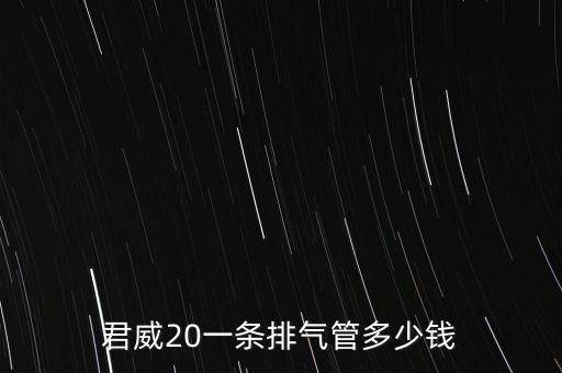 君威排气管多少钱，2001别克君威排气管多少钱