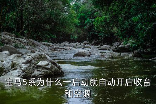 宝马5系为什么一启动就自动开启收音和空调