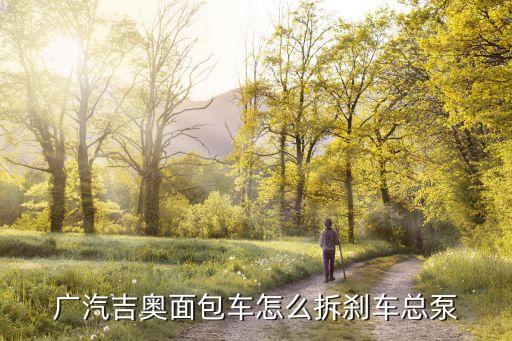 广汽吉奥面包车怎么拆刹车总泵