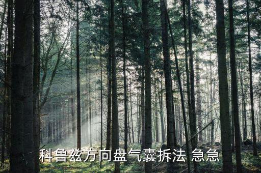 科鲁兹方向盘气囊拆法 急急