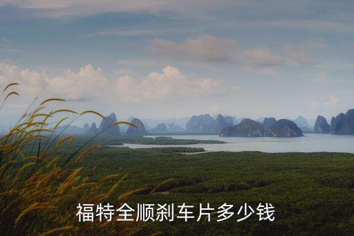 福特全顺刹车片多少钱