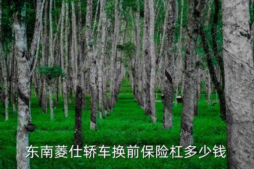 东南菱仕轿车换前保险杠多少钱