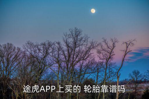 途虎APP上买的 轮胎靠谱吗