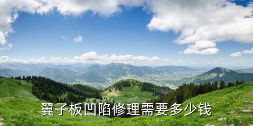翼子板凹陷修理需要多少钱