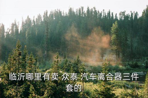 临沂哪里有卖 众泰 汽车离合器三件套的