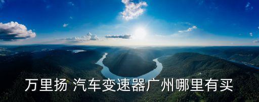 万里扬 汽车变速器广州哪里有买