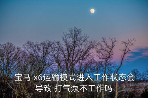 宝马x6打气泵在哪里