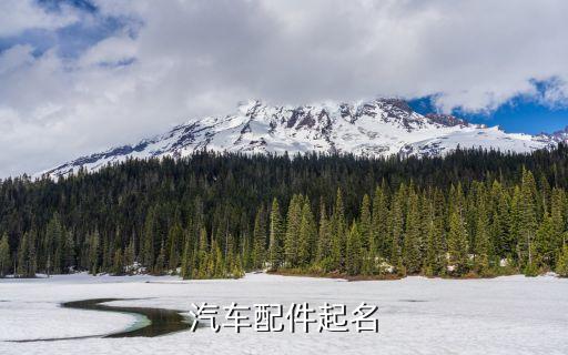 汽车配件起名