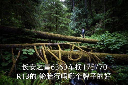  长安之星6363车换175/70R13的 轮胎行吗哪个牌子的好