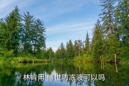 林肯用 博世防冻液可以吗