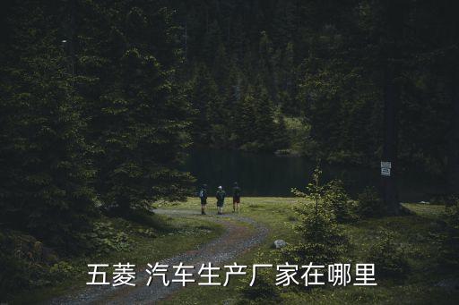 五菱 汽车生产厂家在哪里