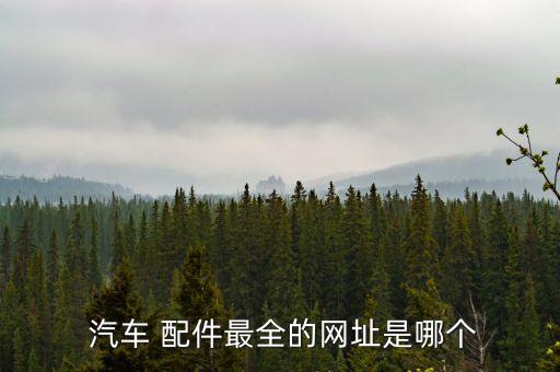  汽车 配件最全的网址是哪个