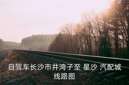 自驾车长沙市井湾子至 星沙 汽配城线路图