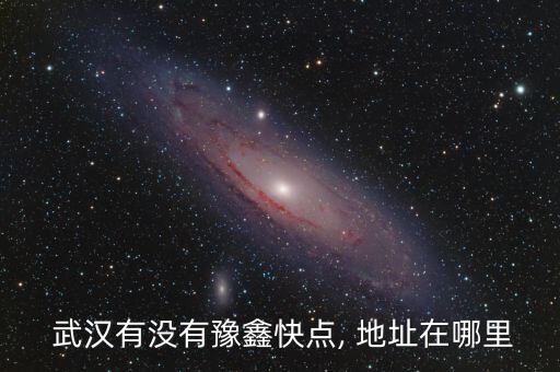  武汉有没有豫鑫快点, 地址在哪里