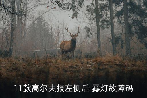 高尔尔7雾灯怎么开,高8雾灯怎么开