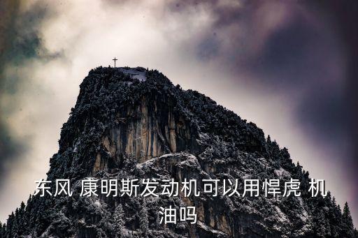  东风 康明斯发动机可以用悍虎 机油吗