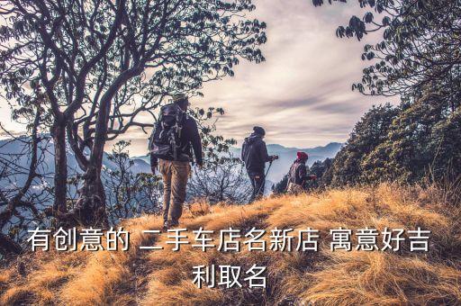 有创意的 二手车店名新店 寓意好吉利取名